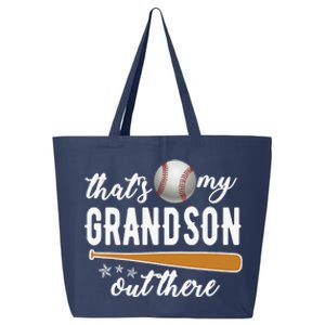 That S My Grandson Out There Gift Wo Baseball Grandma T 25L Jumbo Tote