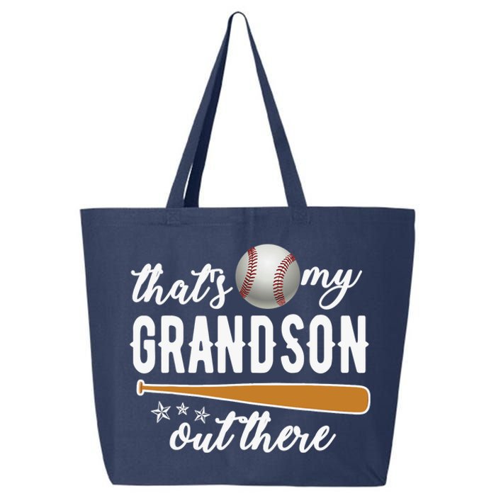 That S My Grandson Out There Gift Wo Baseball Grandma T 25L Jumbo Tote