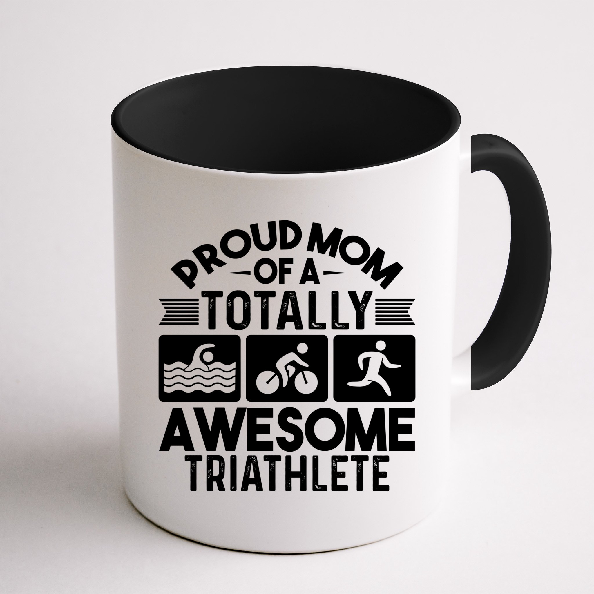 Triathlete Supporter Mom Gift Triathlon Run Swim Bike Cycle Gift Mug