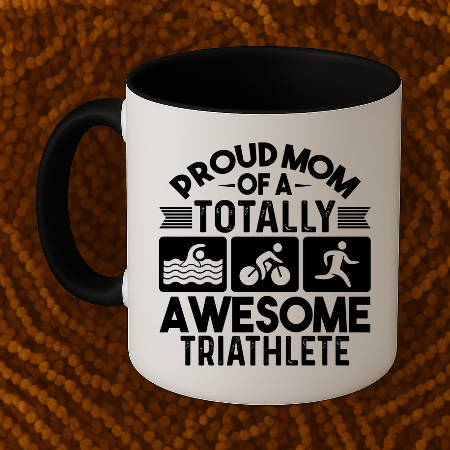 Triathlete Supporter Mom Gift Triathlon Run Swim Bike Cycle Gift Mug