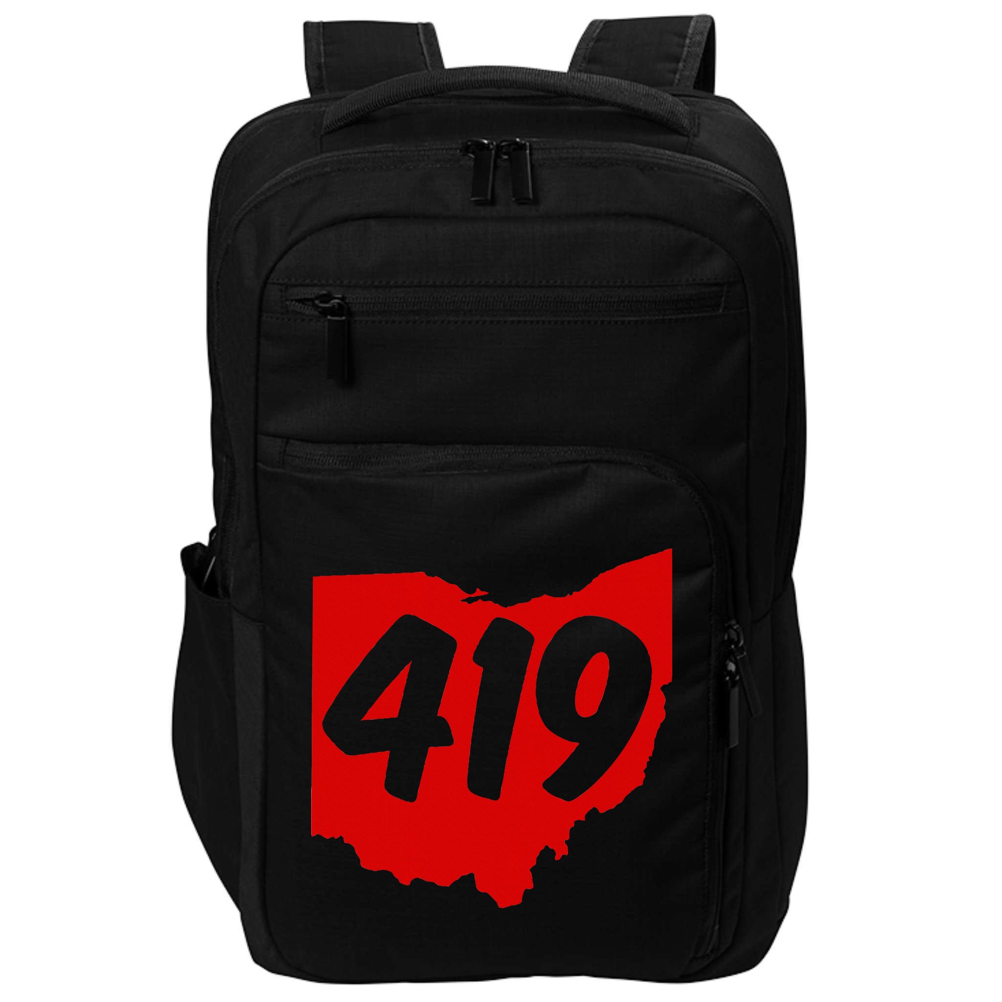Toledo Sandusky Mansfield 419 Area Code Ohio Impact Tech Backpack