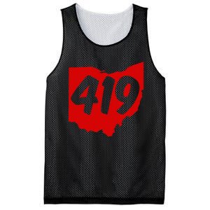 Toledo Sandusky Mansfield 419 Area Code Ohio Mesh Reversible Basketball Jersey Tank