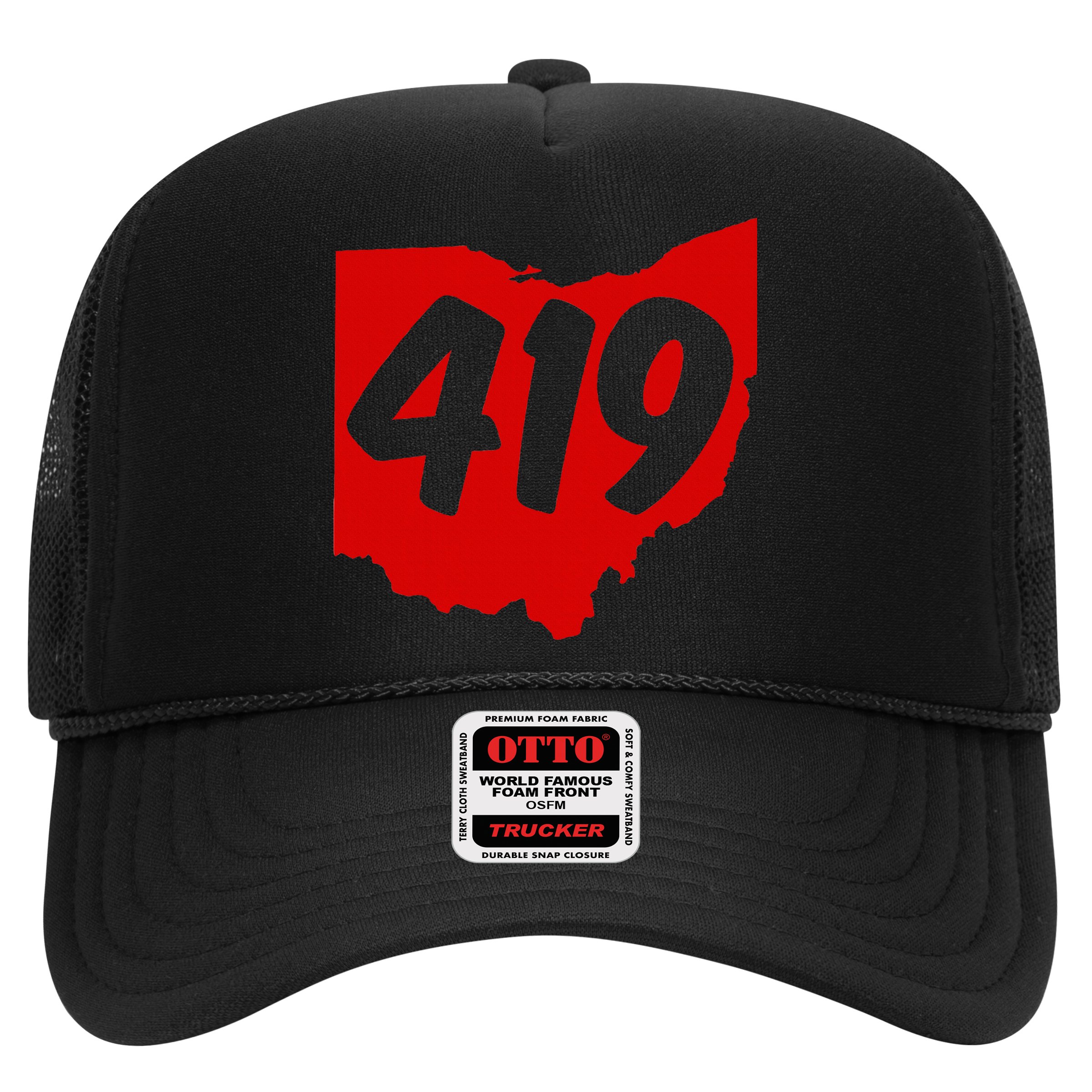 Toledo Sandusky Mansfield 419 Area Code Ohio Hat