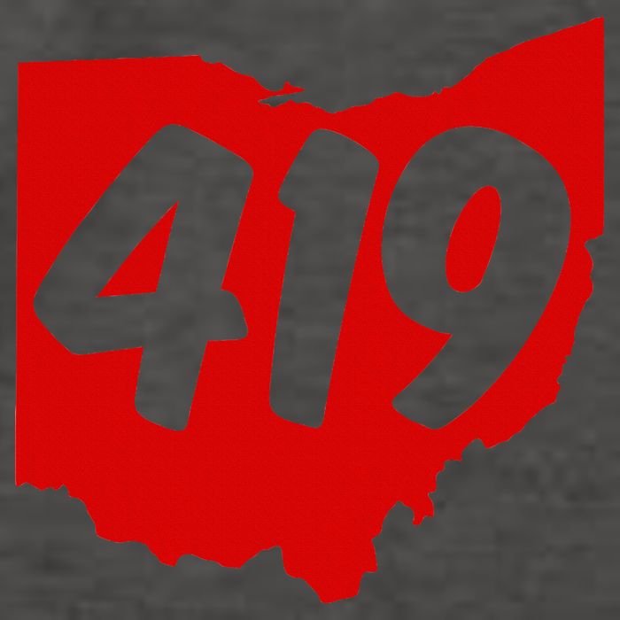 Toledo Sandusky Mansfield 419 Area Code Ohio Vector Backpack