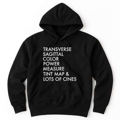 Transverse Sagittal Measure Sonographer Ultrasound Tech Hoodie