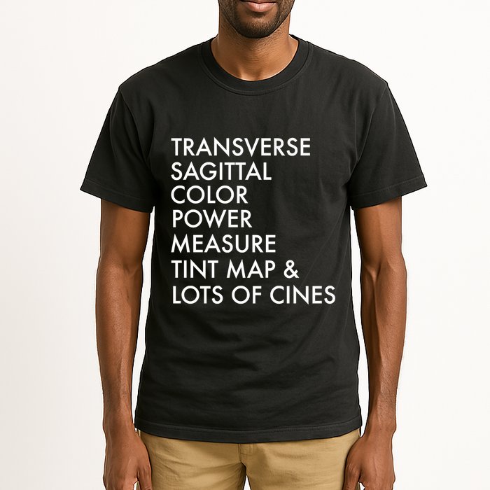 Transverse Sagittal Measure Sonographer Ultrasound Tech Tall T-Shirt