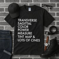 Transverse Sagittal Measure Sonographer Ultrasound Tech Tall T-Shirt