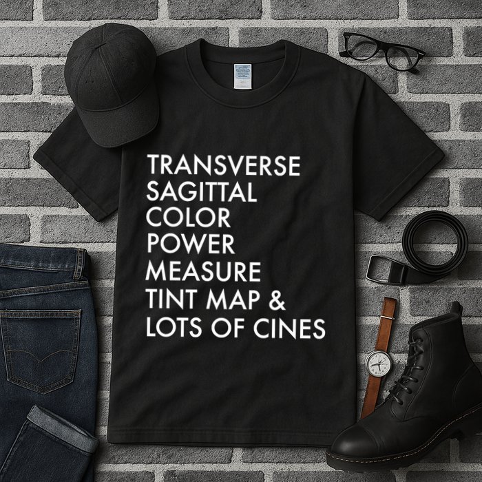 Transverse Sagittal Measure Sonographer Ultrasound Tech Tall T-Shirt