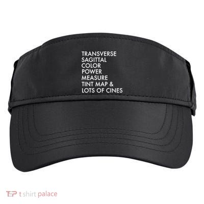 Transverse Sagittal Measure Sonographer Ultrasound Tech Adult Drive Performance Visor