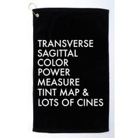 Transverse Sagittal Measure Sonographer Ultrasound Tech Golf Towel