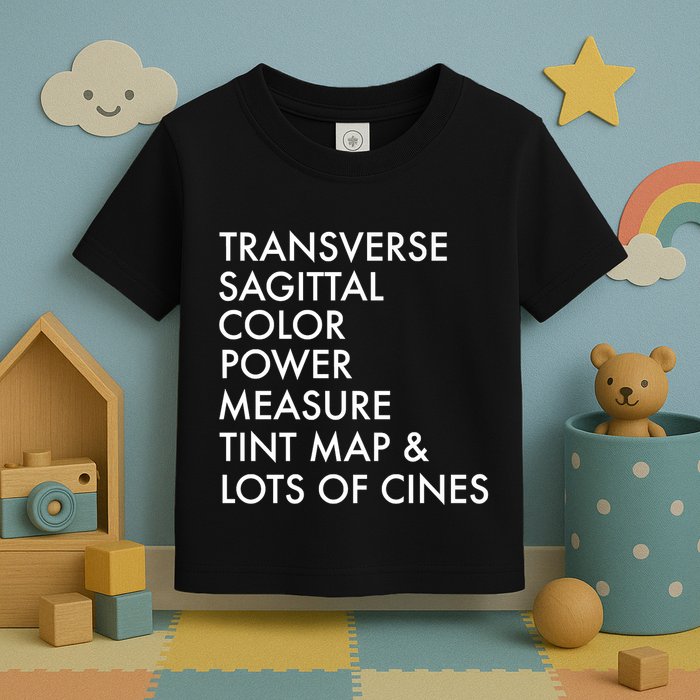 Transverse Sagittal Measure Sonographer Ultrasound Tech Toddler T-Shirt