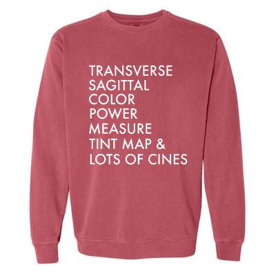 Transverse Sagittal Measure Sonographer Ultrasound Tech Garment-Dyed Sweatshirt