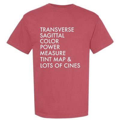 Transverse Sagittal Measure Sonographer Ultrasound Tech Garment-Dyed Heavyweight T-Shirt