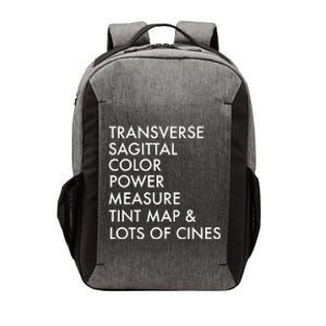 Transverse Sagittal Measure Sonographer Ultrasound Tech Vector Backpack