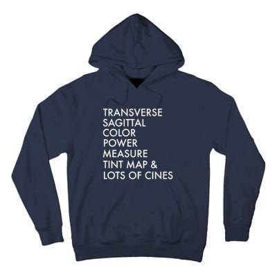 Transverse Sagittal Measure Sonographer Ultrasound Tech Tall Hoodie