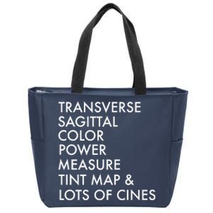 Transverse Sagittal Measure Sonographer Ultrasound Tech Zip Tote Bag