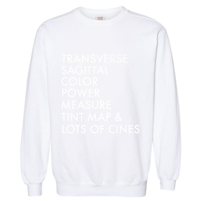 Transverse Sagittal Measure Sonographer Ultrasound Tech Garment-Dyed Sweatshirt