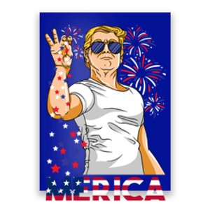 Trump Salt Merica Make Usa Great Again Usa Flag Gift Poster