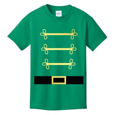 Toy Soldier Nutcracker Costume Uniform Kids T-Shirt