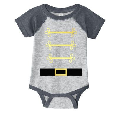 Toy Soldier Nutcracker Costume Uniform Infant Baby Jersey Bodysuit