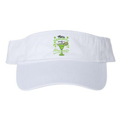 This Senorita Needs A Margarita Drink Cinco De Mayo Mexican Valucap Bio-Washed Visor