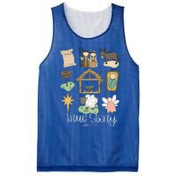 True Story Nativity Christmas Baby God Jesus Christian  Mesh Reversible Basketball Jersey Tank