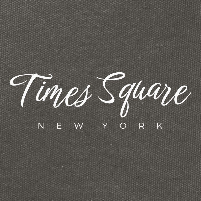 Times Square New York Cotton Canvas Backpack