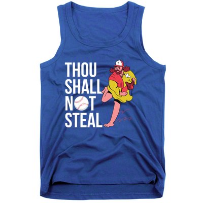 Thou Shall Not Steal Baseball Gift Tank Top