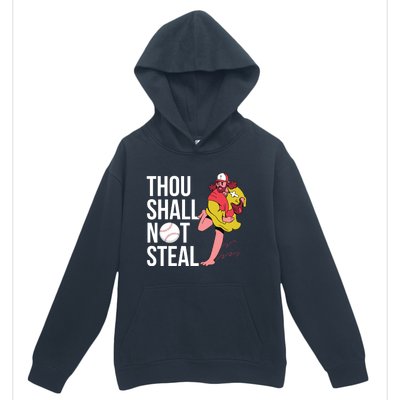 Thou Shall Not Steal Baseball Gift Urban Pullover Hoodie