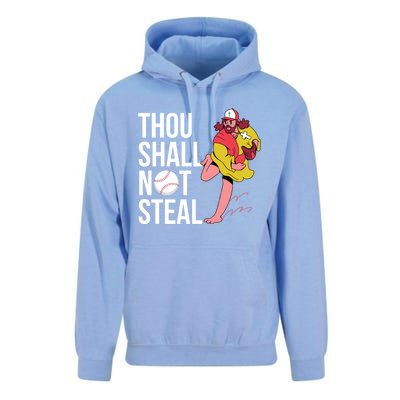 Thou Shall Not Steal Baseball Gift Unisex Surf Hoodie