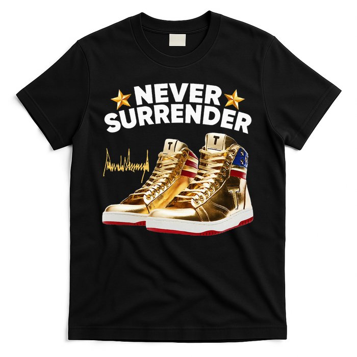 Trump Sneakers Never Surrender T-Shirt