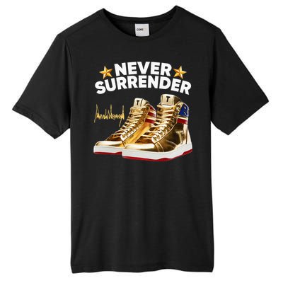 Trump Sneakers Never Surrender Tall Fusion ChromaSoft Performance T-Shirt