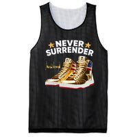 Trump Sneakers Never Surrender Mesh Reversible Basketball Jersey Tank