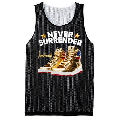 Trump Sneakers Never Surrender Mesh Reversible Basketball Jersey Tank