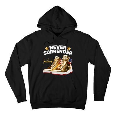 Trump Sneakers Never Surrender Tall Hoodie