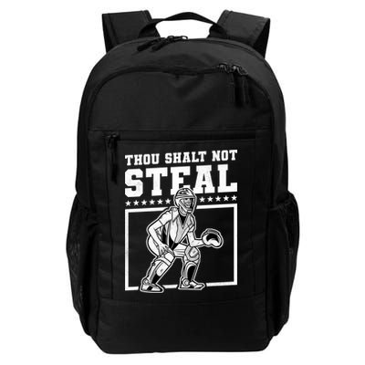 Thou Shalt Not Steal Baseball Cool Gift Backpack