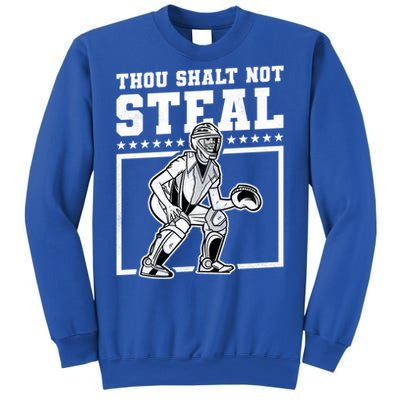 Thou Shalt Not Steal Baseball Cool Gift Sweatshirt