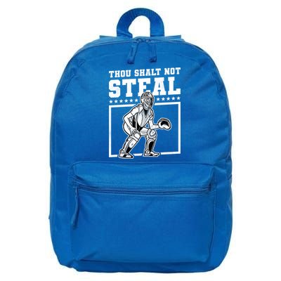 Thou Shalt Not Steal Baseball Cool Gift 16 in Basic Backpack
