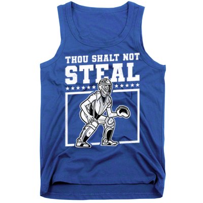 Thou Shalt Not Steal Baseball Cool Gift Tank Top