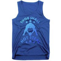 Thou Shall Not Steal Funny Baseball Softball Catcher Great Gift Tank Top