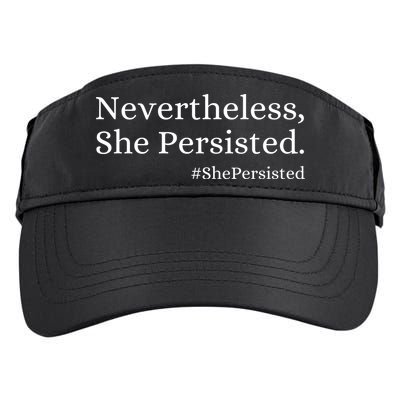 That Says Nevertheless She Persisted Adult Drive Performance Visor