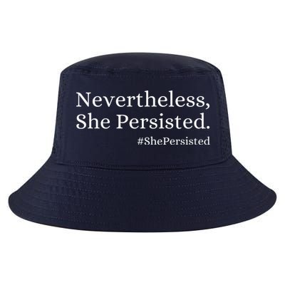 That Says Nevertheless She Persisted Cool Comfort Performance Bucket Hat