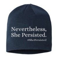 That Says Nevertheless She Persisted Sustainable Beanie