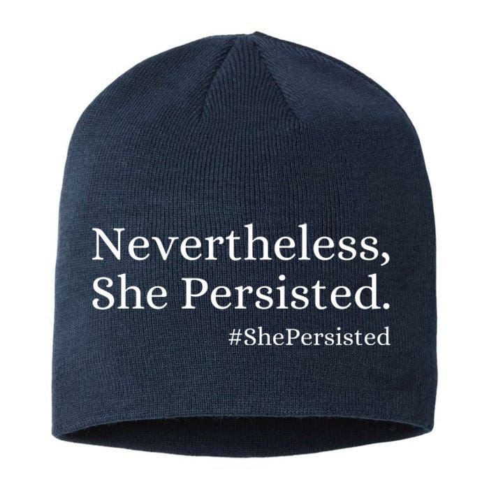 That Says Nevertheless She Persisted Sustainable Beanie