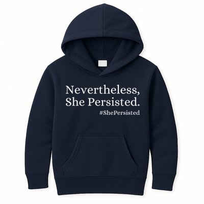 That Says Nevertheless She Persisted Kids Hoodie