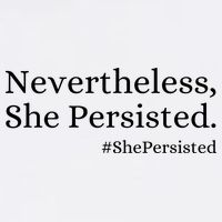That Says Nevertheless She Persisted Garment-Dyed Sweatshirt