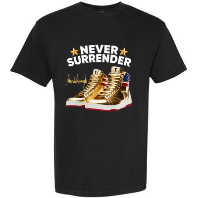 Trump Sneakers Never Surrender Garment-Dyed Heavyweight T-Shirt