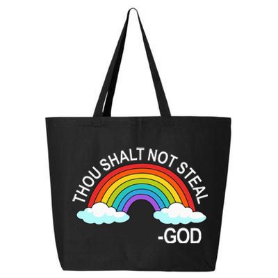 Thou Shalt Not Steal God Rainbow A Promise Of God 25L Jumbo Tote