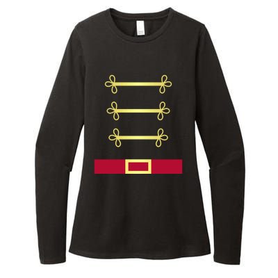 Toy Soldier Nutcracker Uniform Costume Womens CVC Long Sleeve Shirt