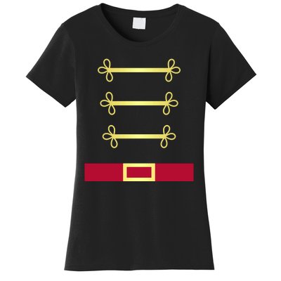 Toy Soldier Nutcracker Uniform Costume Women's T-Shirt